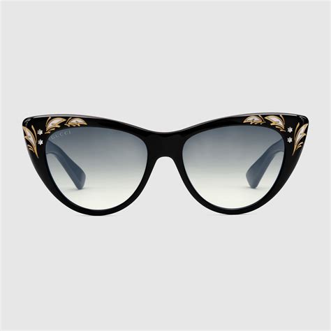 cat eye gucci sunglasses for women|best designer cat eye sunglasses.